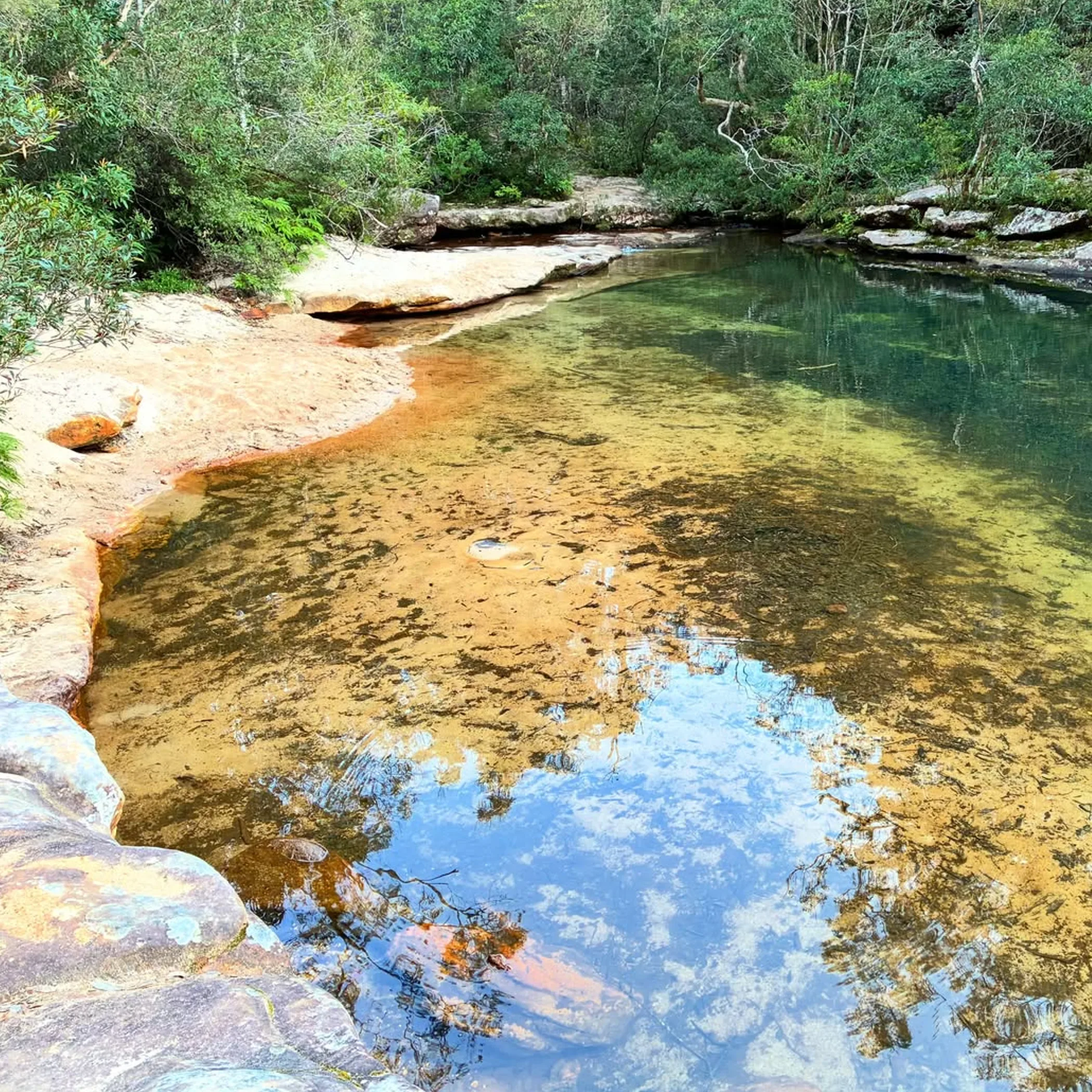natural river swimming area