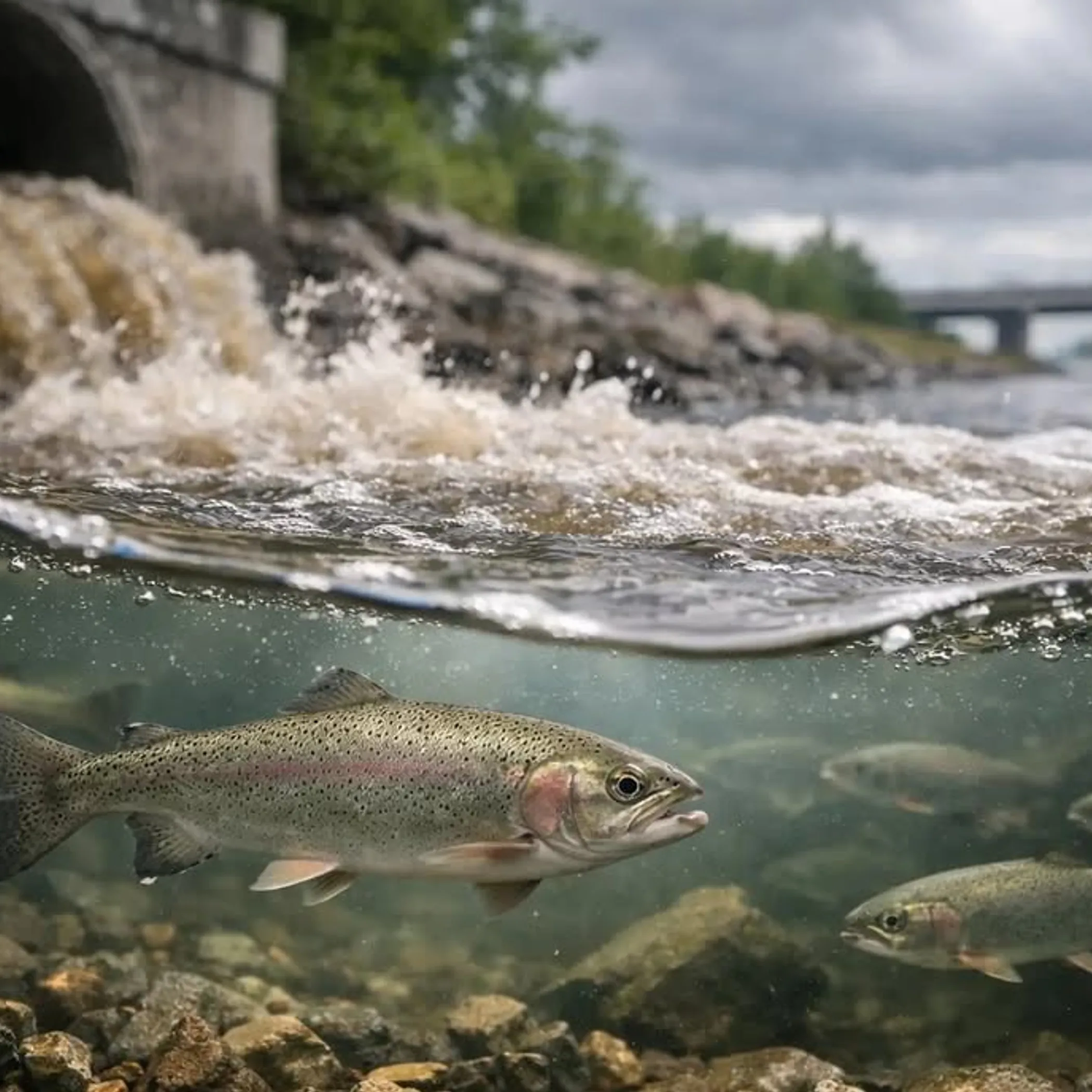 fish affected by stormwater runoff